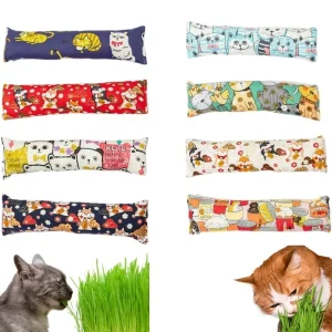 Catnip Kicker Pillow Toys Interactive Cat Kicker Chew Gift Toy Bite Resistant Catnip Toy for Kitten,