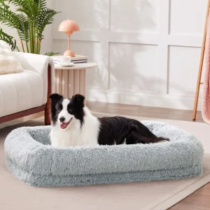Calming Dog Beds for Large Sized Dogs Orthopedic Fluffy Pet Bed Donut Waterproof Pet Sofa with Washable