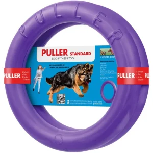 Puller Outdoor Dog Ring Toys - Dog Fetch Toy & Tug of War Dog Toy for Small Medium Large Dogs - Dog Ball & Soft Dog Frisbee